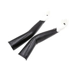 Dominitoy 50cm Long PU Fetish Gloves — Shiny Thumb-Loop Opera Gloves for Roleplay