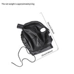 Dominitoy BDSM Hood BDSM Leather Hood Mask | Open Eyes & Open Mouth | Dominitoy