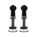 Dominitoy Black / 2cm Nipple Vacuum Device – Transparent, Adjustable Suction Kit for Women