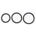 Dominitoy Black / 3 Pcs Dominitoy Silicone Cock Rings Set - 3 Sizes Premium BDSM Bondage Toys for Men