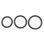 Dominitoy Black / 3 Pcs Dominitoy Silicone Cock Rings Set - 3 Sizes Premium BDSM Bondage Toys for Men