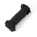 Dominitoy Black / 5 Meter Bondage Rope — Soft Durable Shibari Cord with Metal Tips