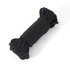 Dominitoy Black / 5 Meter Bondage Rope — Soft Durable Shibari Cord with Metal Tips