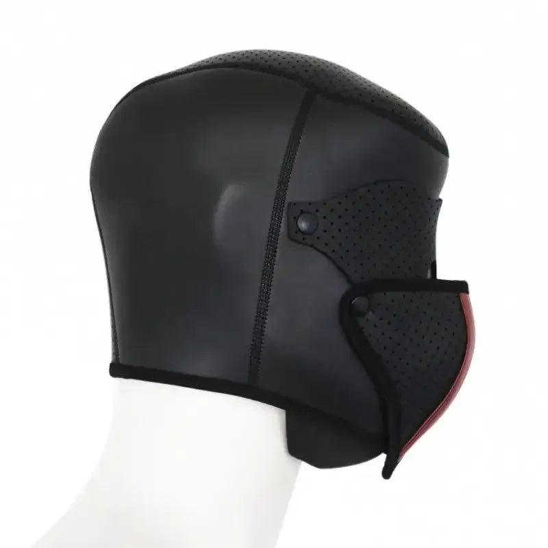 Dominitoy Black Dominitoy Premium K9 Puppy Play Hood - Breathable Neoprene Fetish Mask for Adults