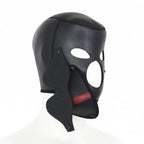 Dominitoy Black Dominitoy Premium K9 Puppy Play Hood - Breathable Neoprene Fetish Mask for Adults