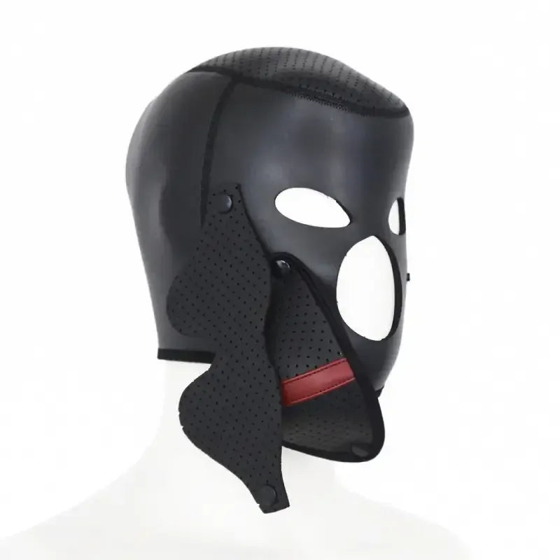 Dominitoy Black Dominitoy Premium K9 Puppy Play Hood - Breathable Neoprene Fetish Mask for Adults