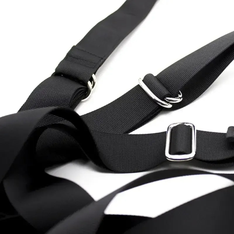 Dominitoy Black Door Bondage Swing for Couples