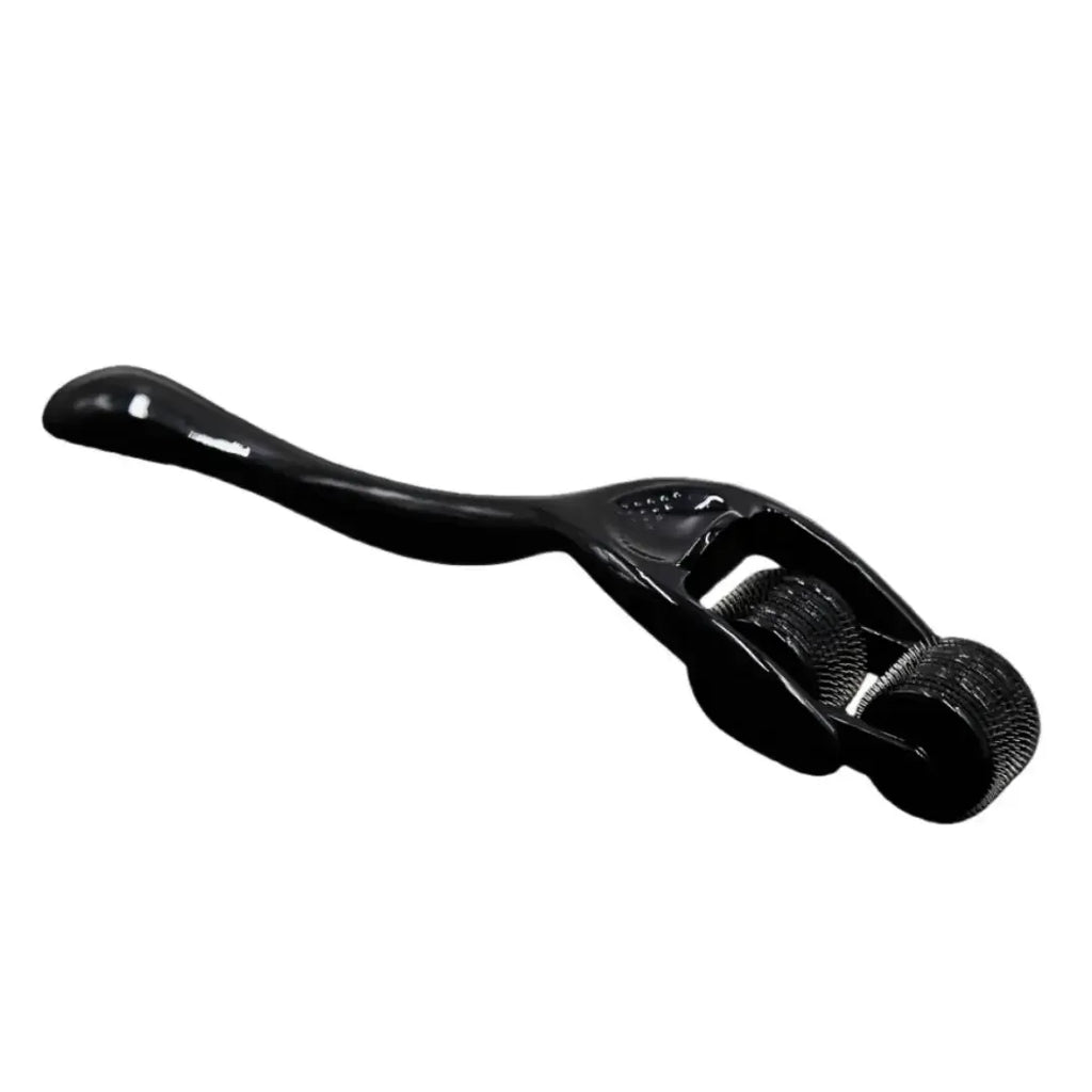 Dominitoy Black Dual Spiked Roller for Couples – BDSM Sensory Massage Tool
