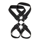Dominitoy Black Nylon Wrist & Ankle Bindings Hogtie Kit