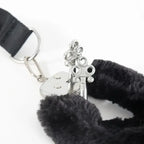 Dominitoy Black Plush Handcuffs: Soft, Secure & Playful Restraints for Couples
