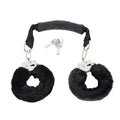 Dominitoy Black Plush Handcuffs: Soft, Secure & Playful Restraints for Couples