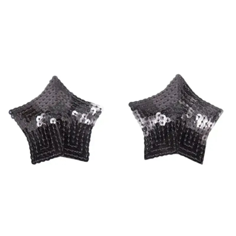 Dominitoy Black Reversible Sequin Star Pasties