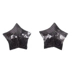 Dominitoy Black Reversible Sequin Star Pasties