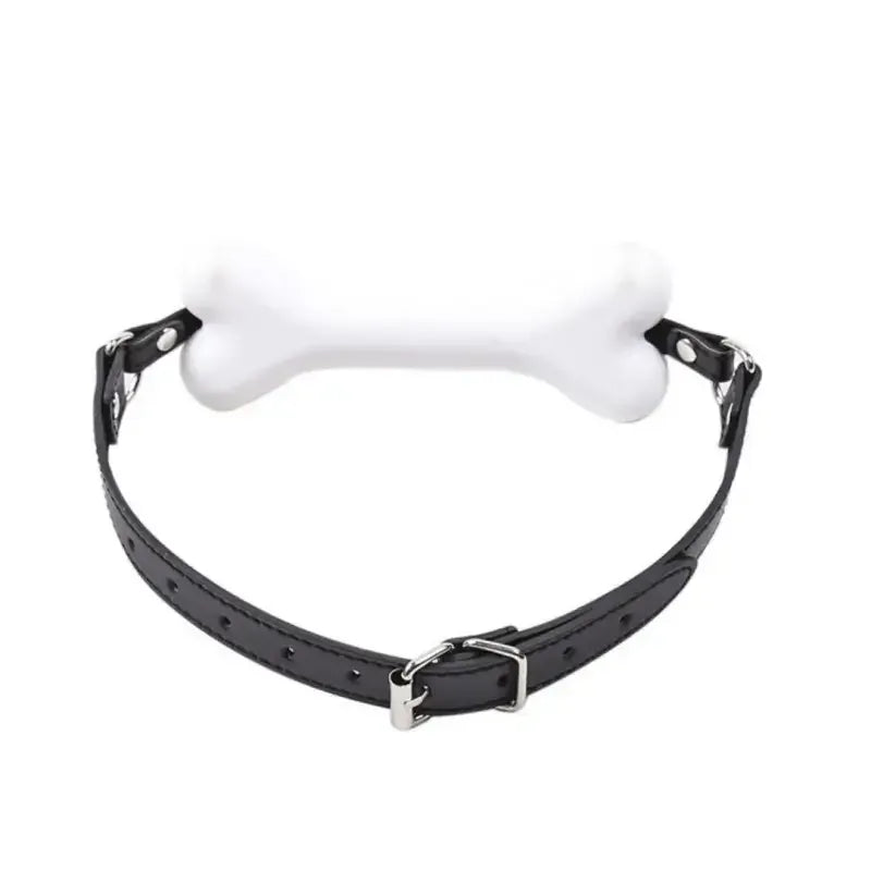 Dominitoy Bone Gag for Puppy Play - Adjustable BDSM Mouth Gag