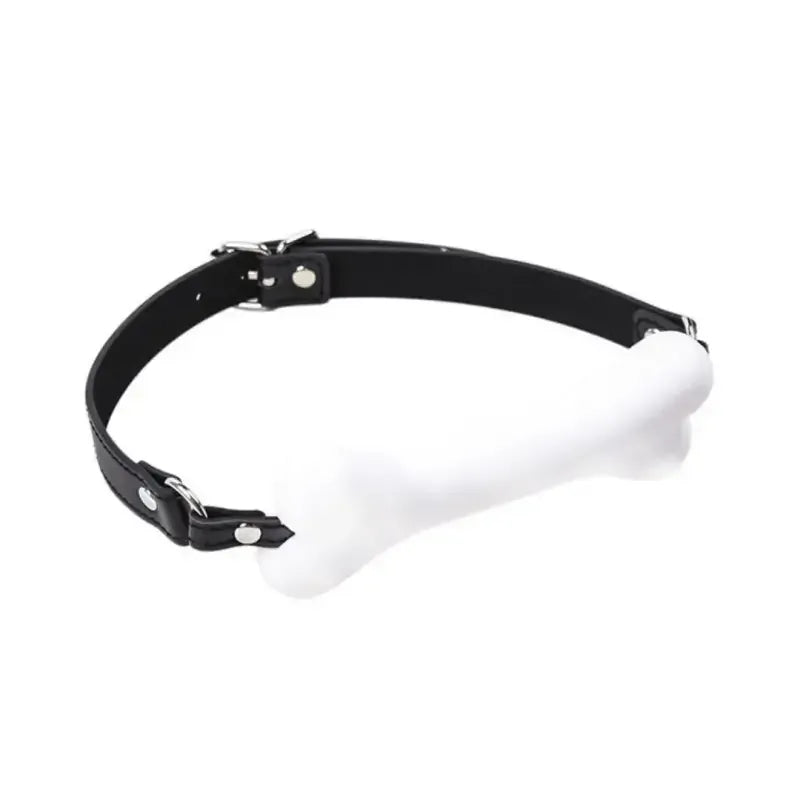 Dominitoy Bone Gag for Puppy Play - Adjustable BDSM Mouth Gag