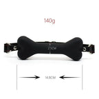 Dominitoy Bone Gag for Puppy Play - Adjustable BDSM Mouth Gag