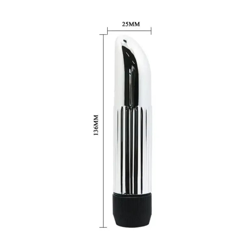 Dominitoy Chrome Bullet Vibrator - Multi-Speed Pleasure