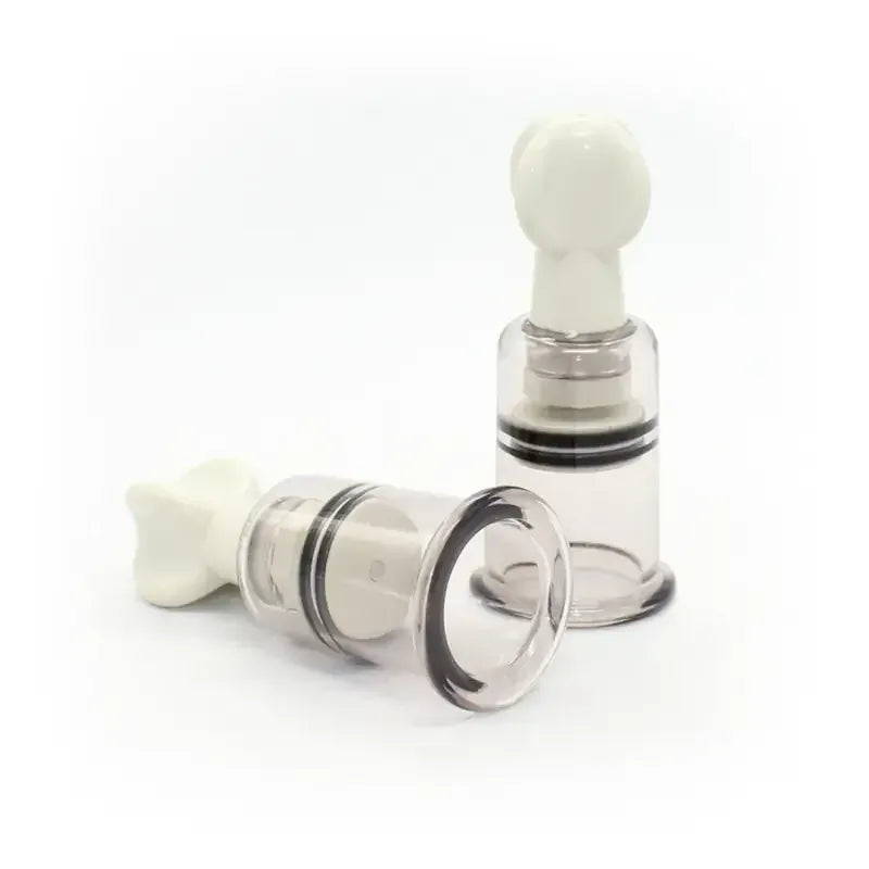 Dominitoy Clear Adjustable Suction Cups Set — Nipple Cupping Kit