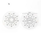Dominitoy Clear Rhinestone Nipple Pasties - Crystal Nipple Covers
