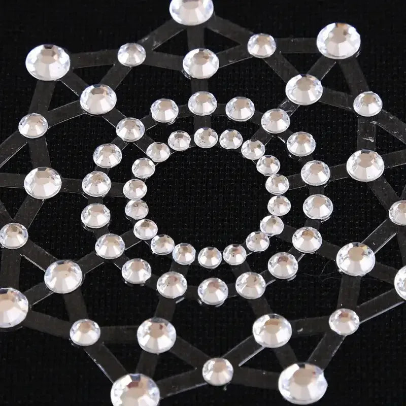 Dominitoy Clear Rhinestone Nipple Pasties - Crystal Nipple Covers