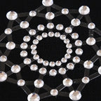 Dominitoy Clear Rhinestone Nipple Pasties - Crystal Nipple Covers