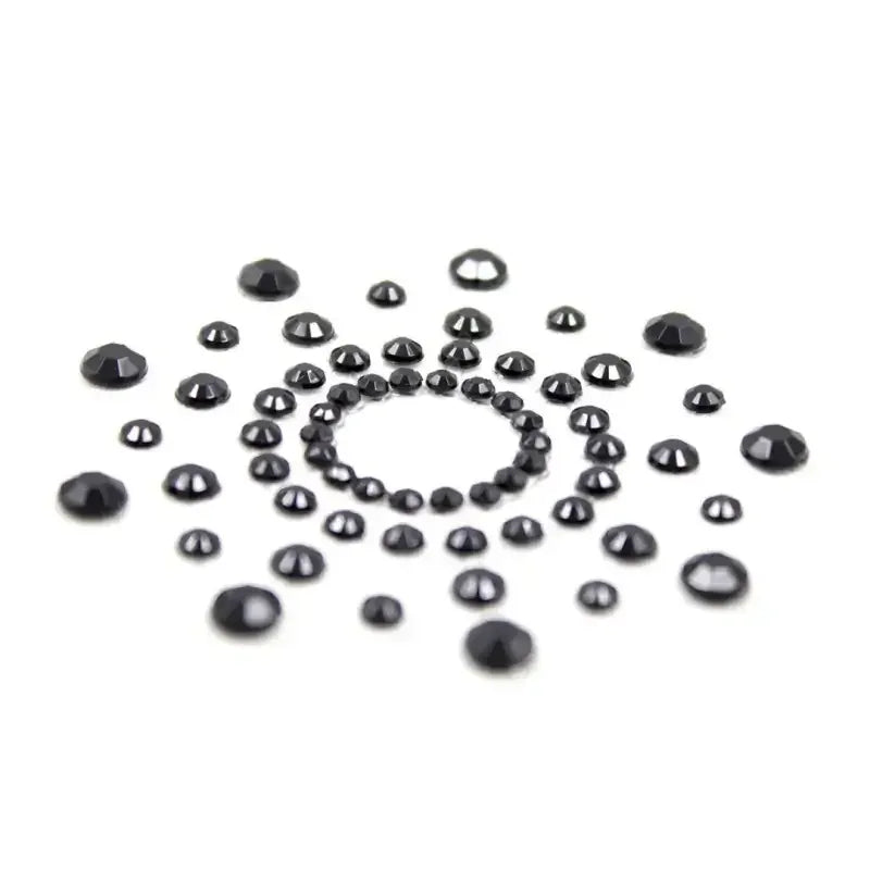 Dominitoy Clear Rhinestone Nipple Pasties - Crystal Nipple Covers