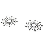 Dominitoy Clear Rhinestone Nipple Pasties - Crystal Nipple Covers