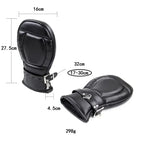 Dominitoy Dominitoy Lockable Boxing Mitts - Padded BDSM Hand Restraints Black/Red