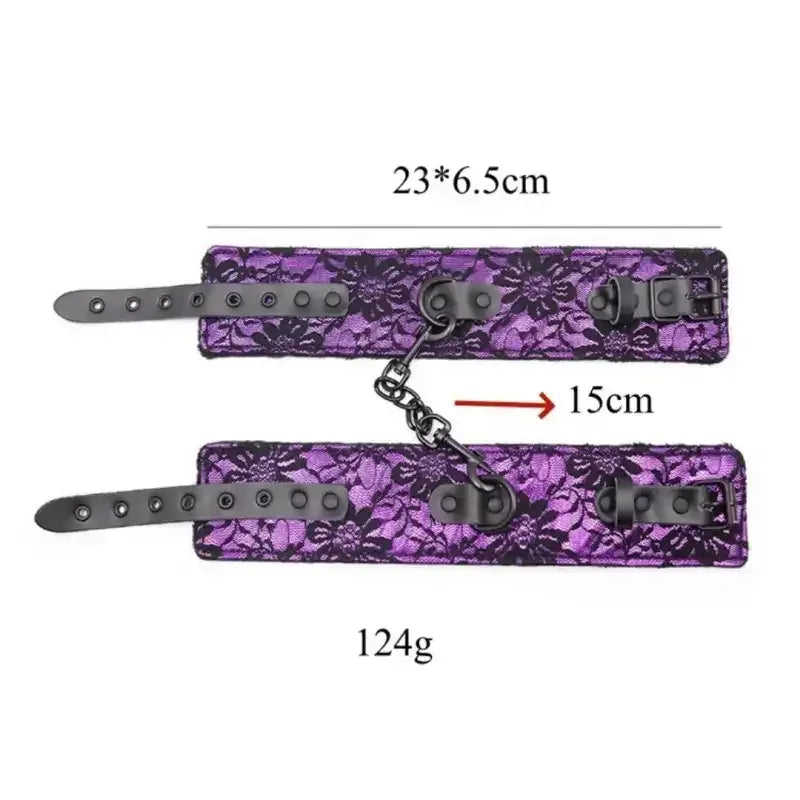 Dominitoy Lace BDSM Restraint Set – Luxury Bondage Kit for Couples