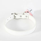 Dominitoy Leather BDSM Collar with Bell - Adjustable Bondage Restraint