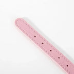 Dominitoy Leather BDSM Collar with Bell - Adjustable Bondage Restraint