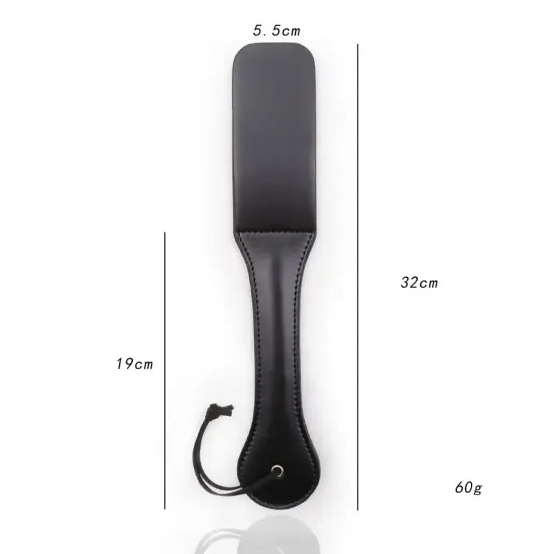 Dominitoy Leather BDSM Paddle - Double-Layer Spanking Toy