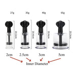 Dominitoy Nipple Vacuum Device – Transparent, Adjustable Suction Kit for Women