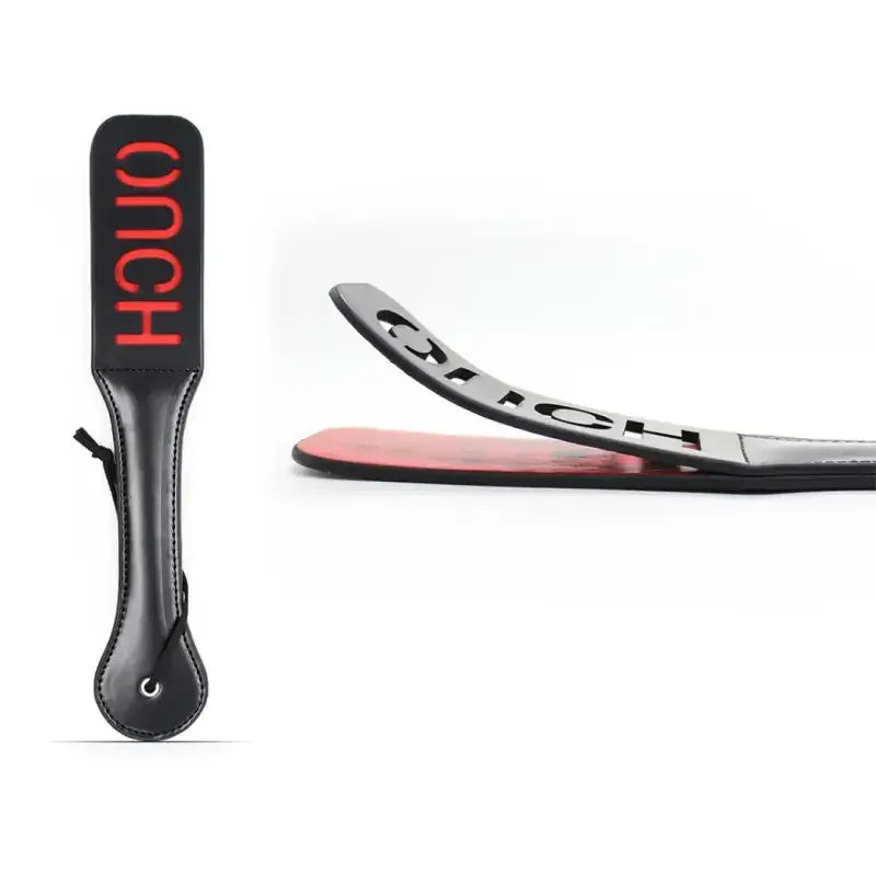 Dominitoy Onch Leather BDSM Paddle - Double-Layer Spanking Toy