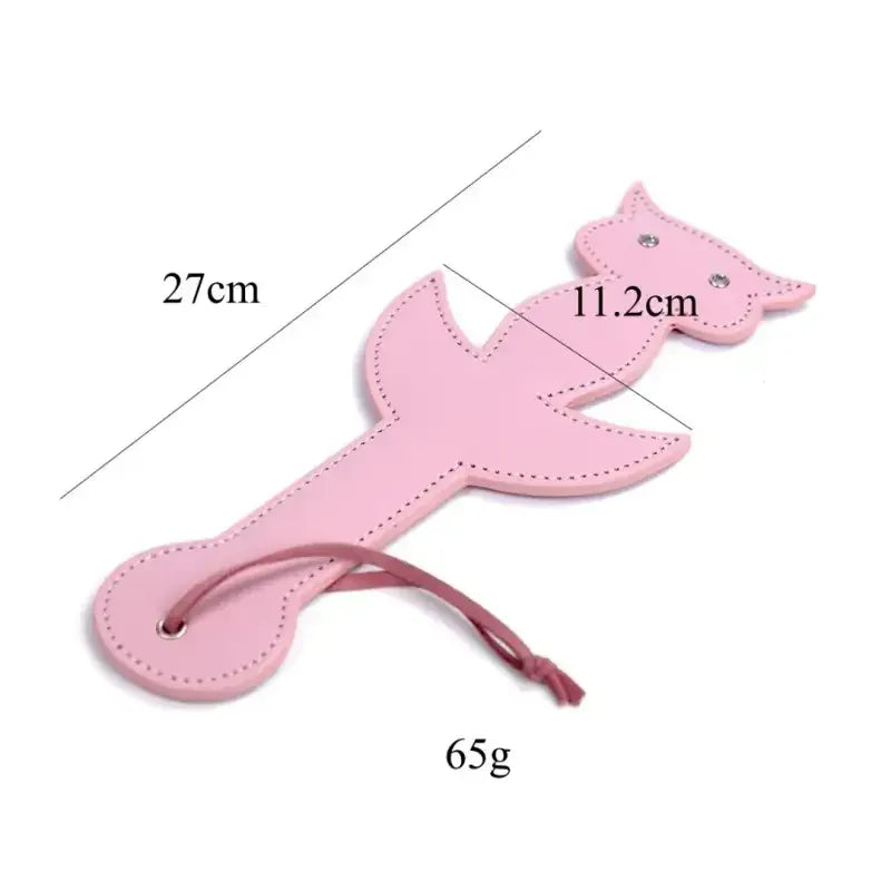 Dominitoy Pink Pink Cat Leather Paddle