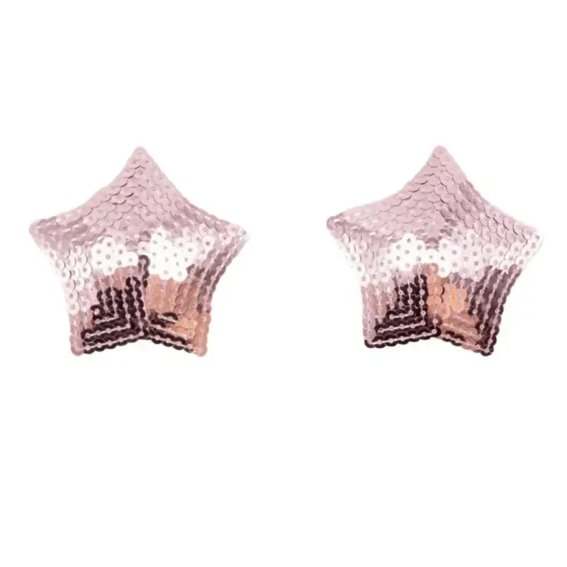 Dominitoy Pink Reversible Sequin Star Pasties