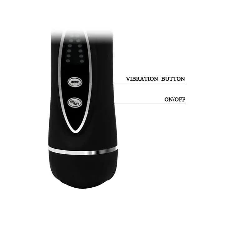 Dominitoy Power Wand Massager — 12 Modes, Silicone Head, Flexible Neck