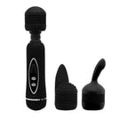 Dominitoy Power Wand Massager — 12 Modes, Silicone Head, Flexible Neck