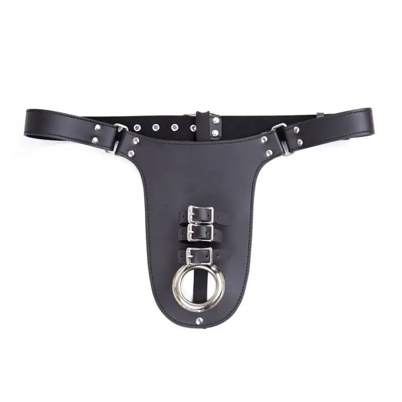 dominitoy-pu-leather-bondage-jock-harness-o-ring-front-view