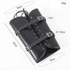 Dominitoy PU Leather Leg Restraint Binder - Padded Calf Bondage Straps