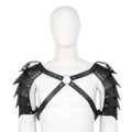 Dominitoy PU Leather Shoulder Armor X Chest Harness