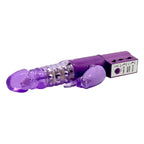 Dominitoy Purple Rabbit Vibrator: Dual Action Rotating & Vibrating G-Spot Massager