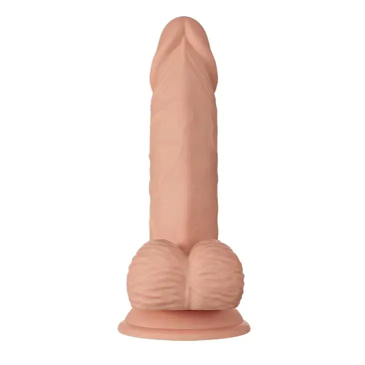 Dominitoy Realistic Dildo 7.6" (194mm) – Soft TPR, Suction Base, Waterproof