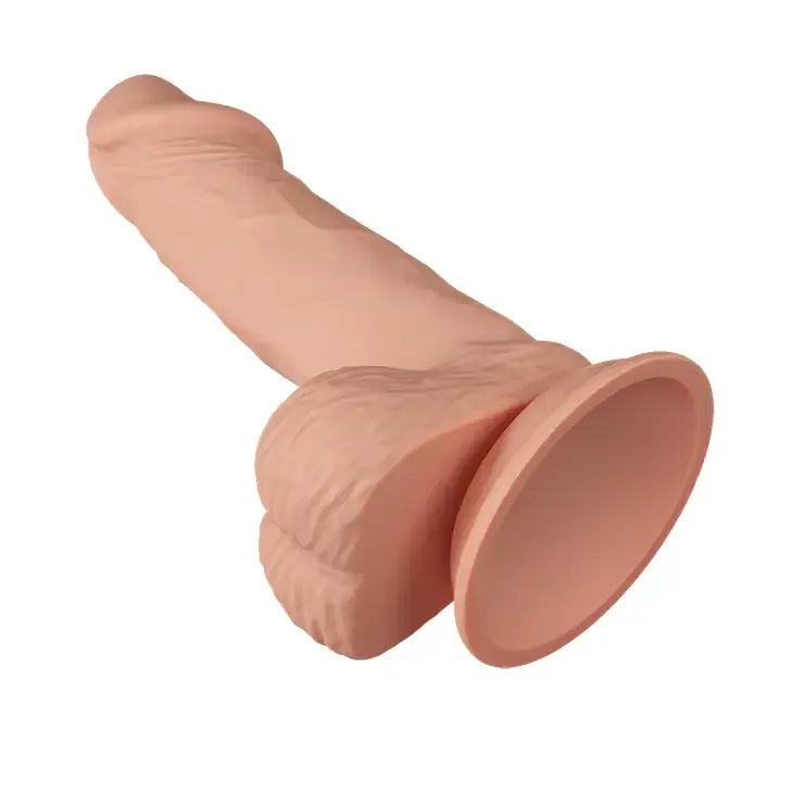 Dominitoy Realistic Dildo 7.6" (194mm) – Soft TPR, Suction Base, Waterproof