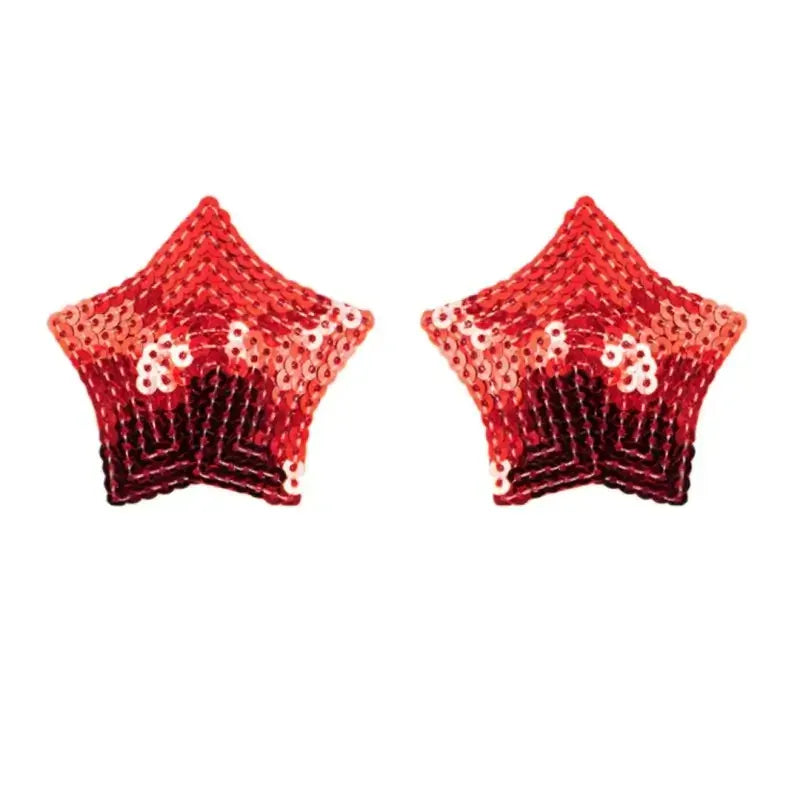 Dominitoy Red Reversible Sequin Star Pasties