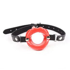 Dominitoy Red Silicone Lips Open-Mouth Gag