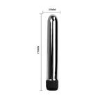 Dominitoy Silver Multi-Speed Chrome Bullet Vibrator - Powerful BDSM Pleasure Toy