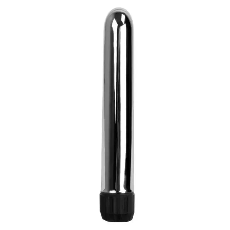 Dominitoy Silver Multi-Speed Chrome Bullet Vibrator - Powerful BDSM Pleasure Toy