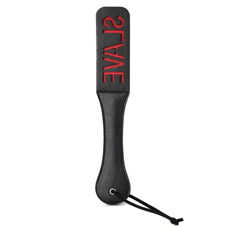 Dominitoy Slave Leather BDSM Paddle - Double-Layer Spanking Toy