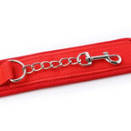 Dominitoy Soft Padded Handcuffs with Metal Chain – Adjustable BDSM Restraints